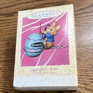 Hallmark Eggs-Pert Artist Crayola Crayon 1997 Spring Collection Handcrafted